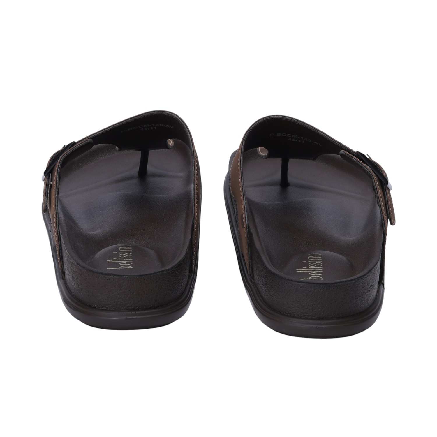 Men Brown Comfort Chappals | Centro Shoes & More