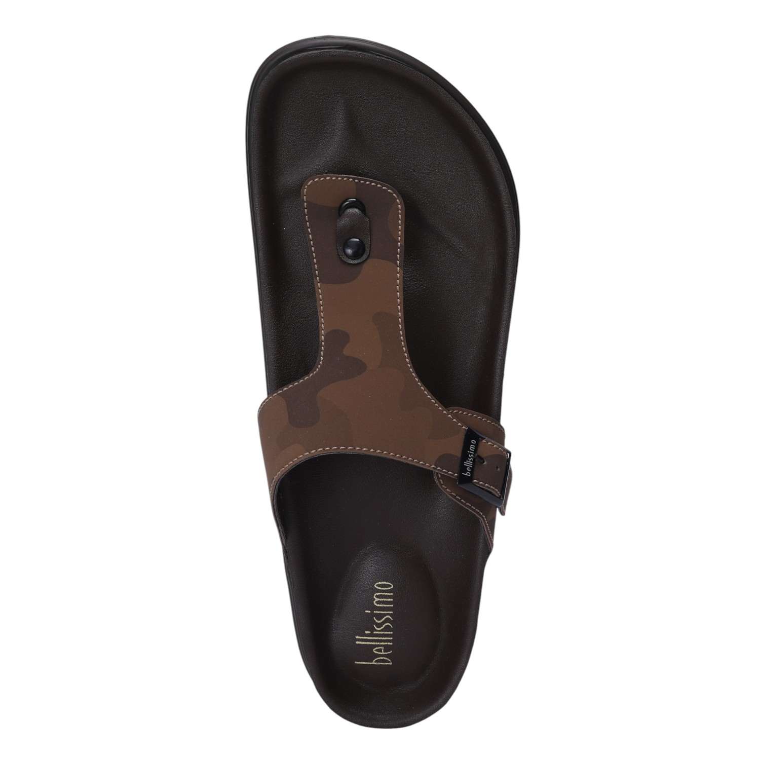 Men Brown Comfort Chappals