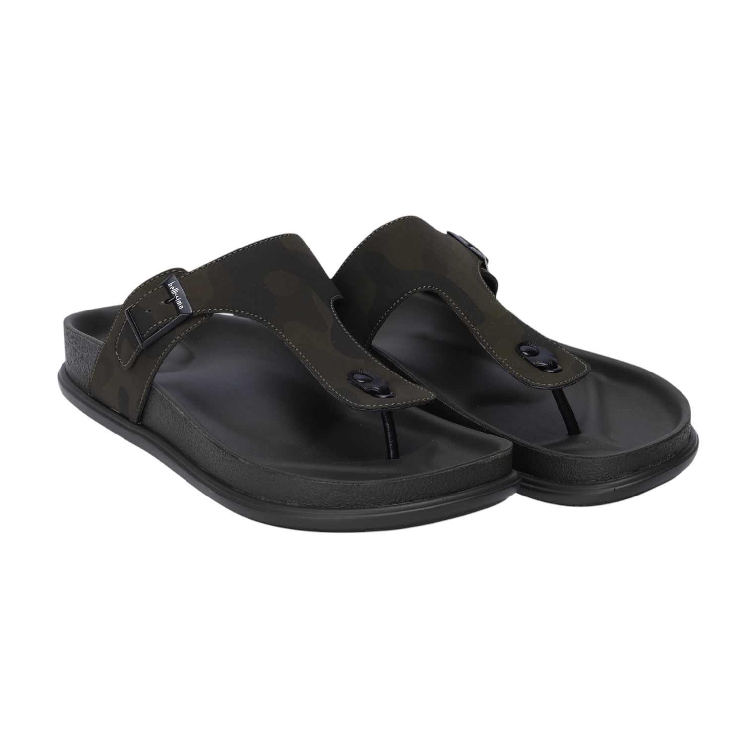 Men Green Comfort Chappals