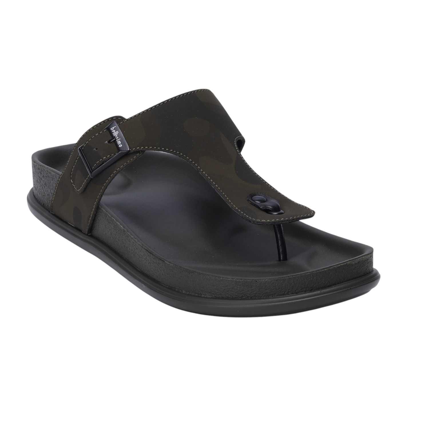 Men Green Comfort Chappals