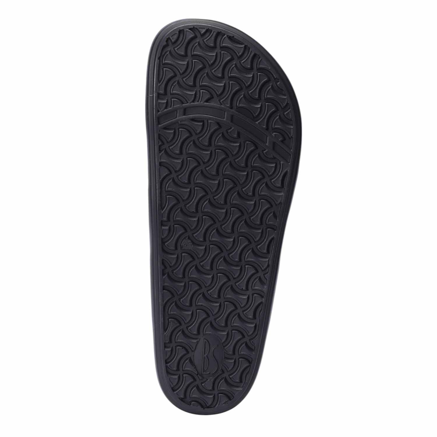 Men Black Dual Strap Comfort Chappal