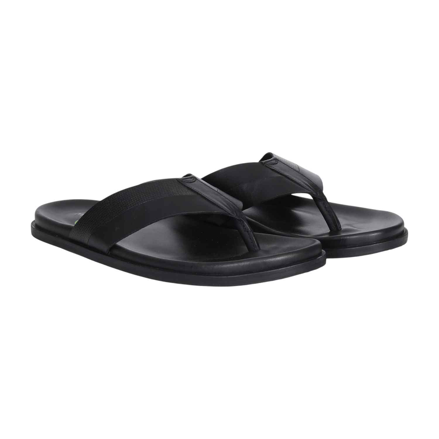Men Minimalist Black Sandals