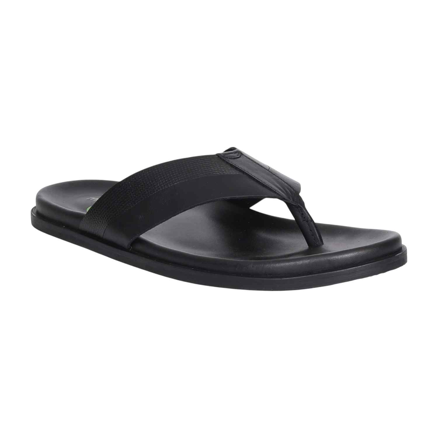 Men Minimalist Black Sandals