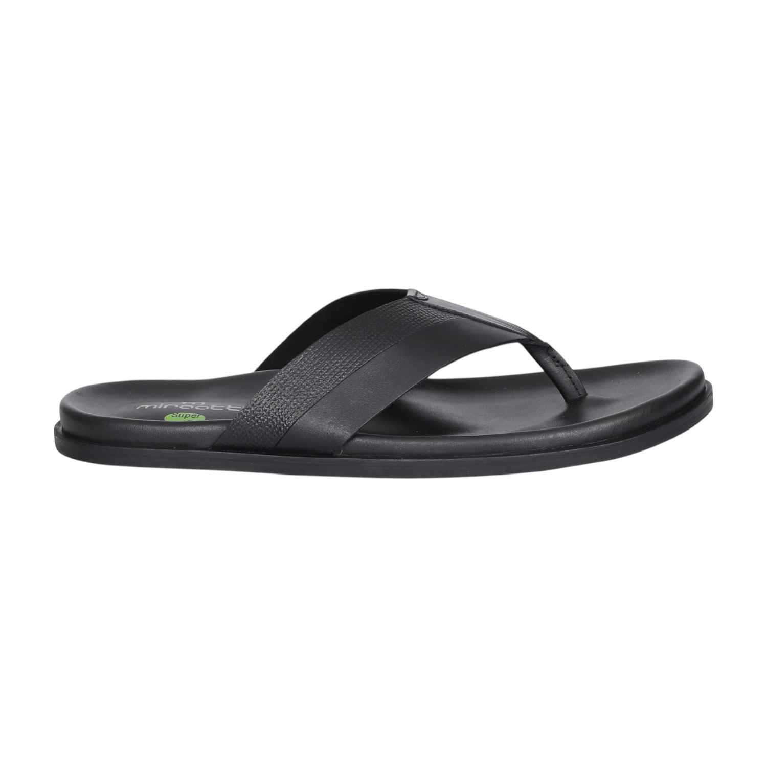 Men Minimalist Black Sandals