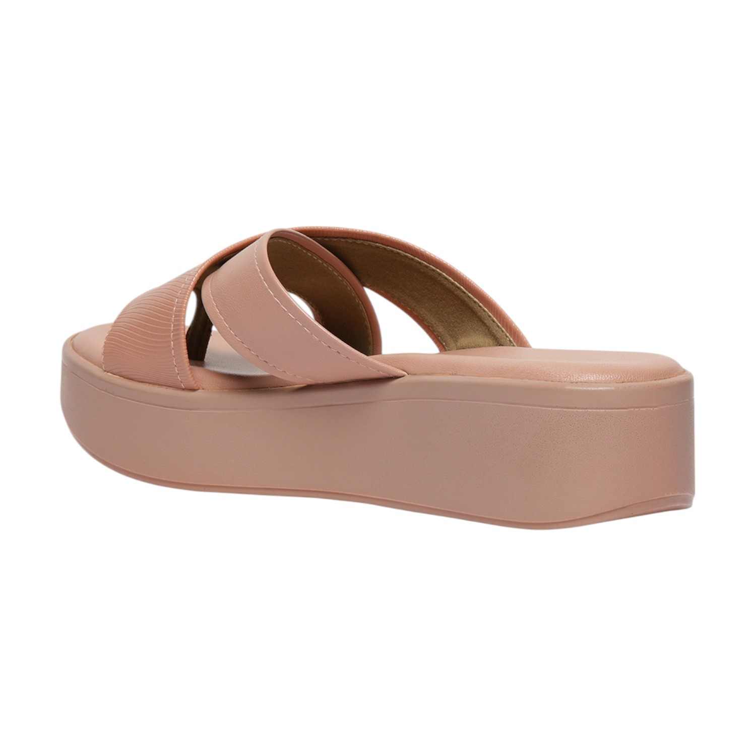 Monrow Berry Pink Flatform Heels