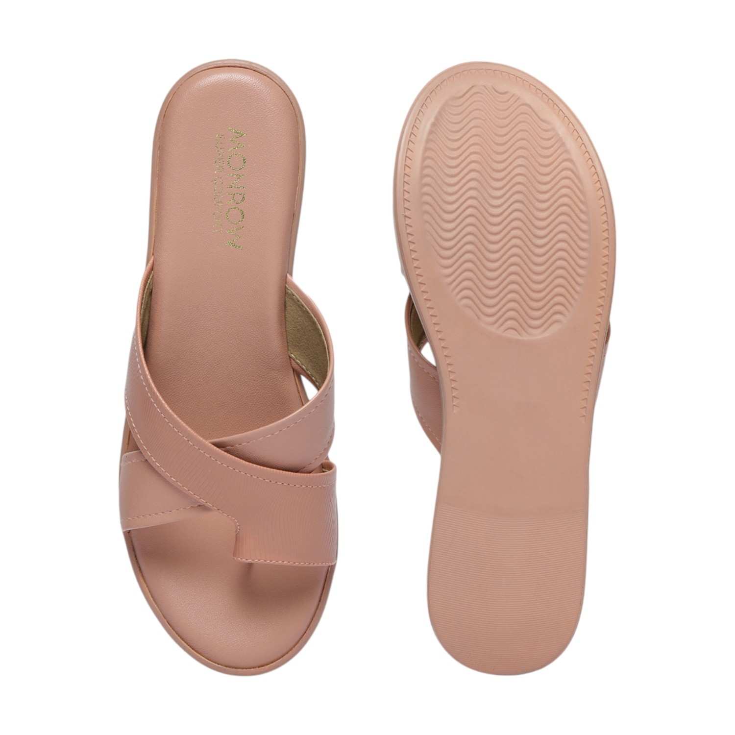 Monrow Berry Pink Flatform Heels