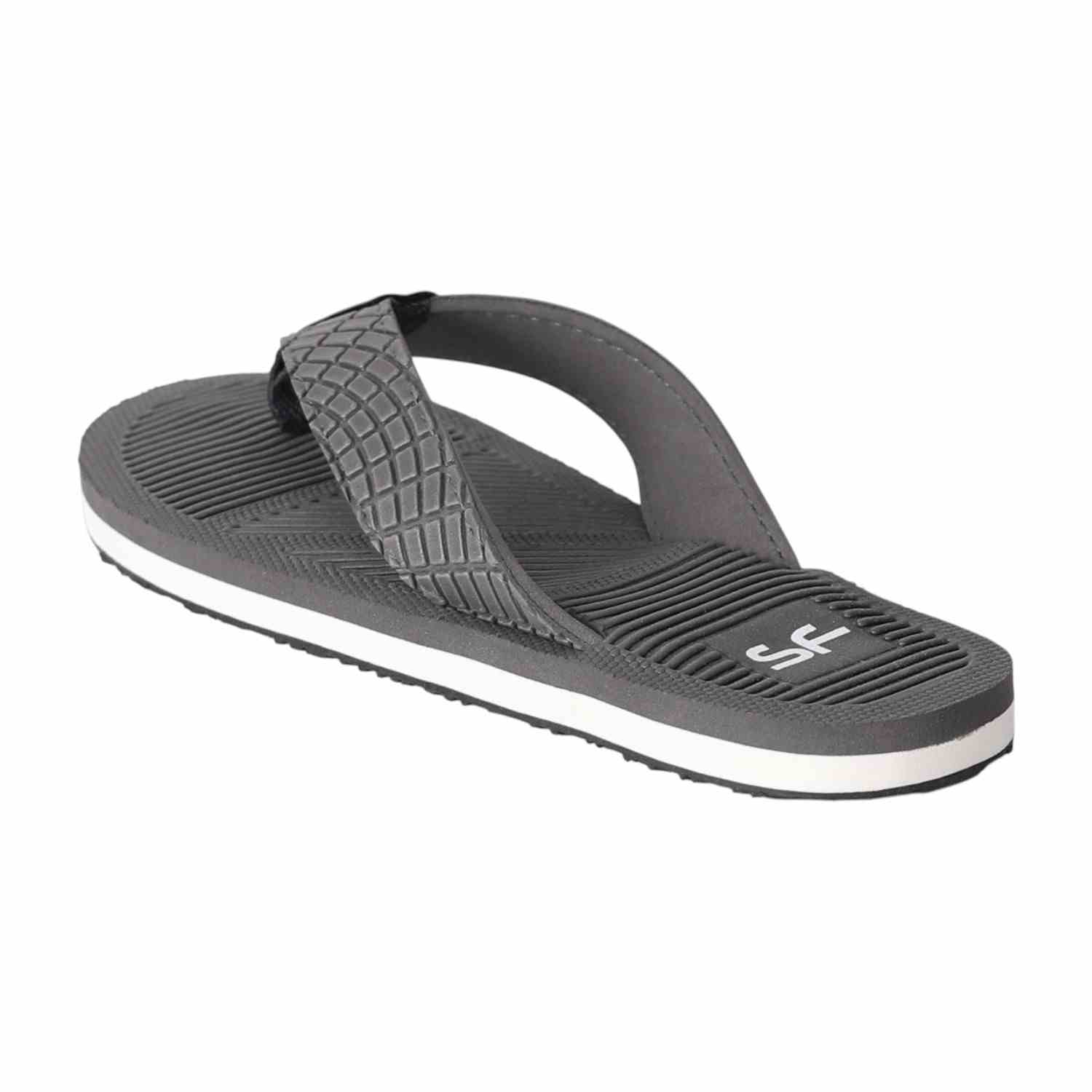 Men Grey Urban Texture Flip Flops