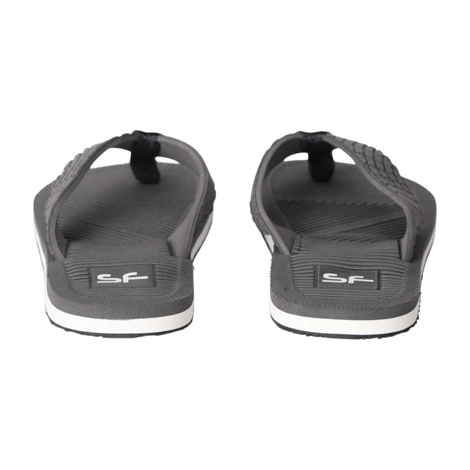 Men Grey Urban Texture Flip Flops
