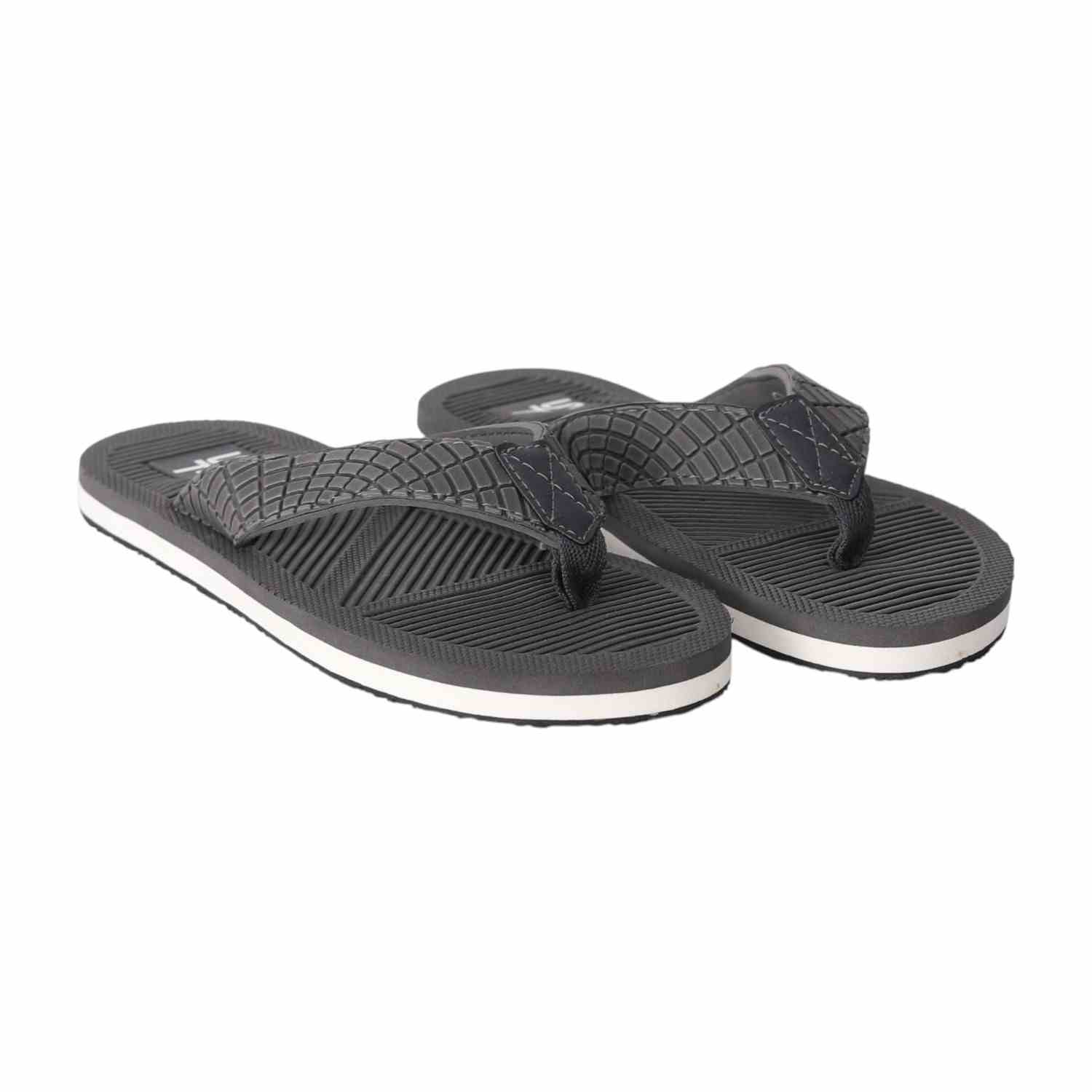 Men Grey Urban Texture Flip Flops
