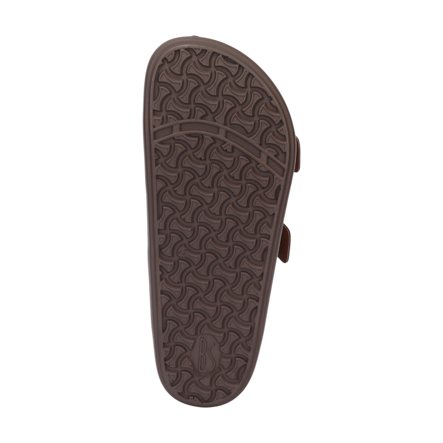 Men  Tan Double Strap With Buckle Comfort Chappal