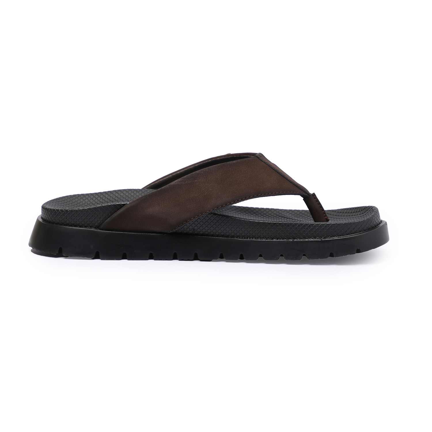 Brown Comfort Thongs for Men