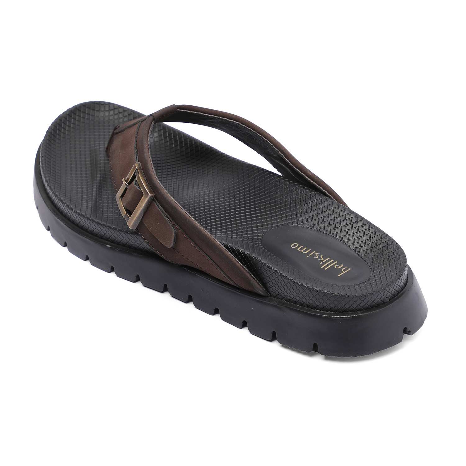 Brown Comfort Thongs for Men