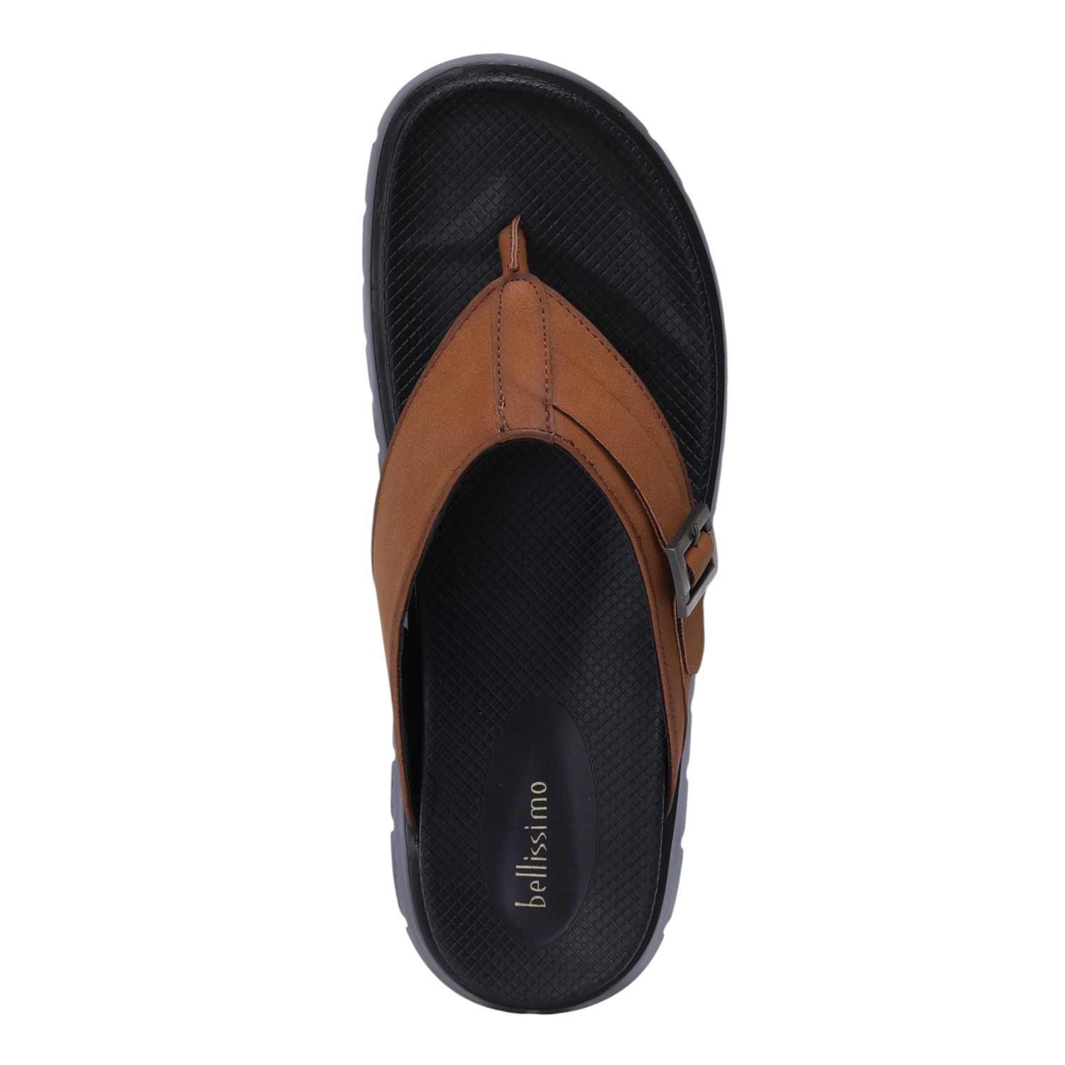 Men Tan Comfort Chappals