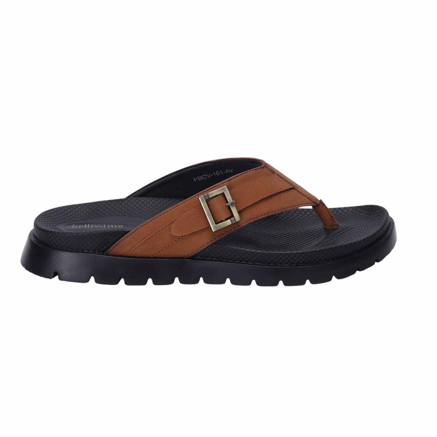 Men Tan Comfort Chappals