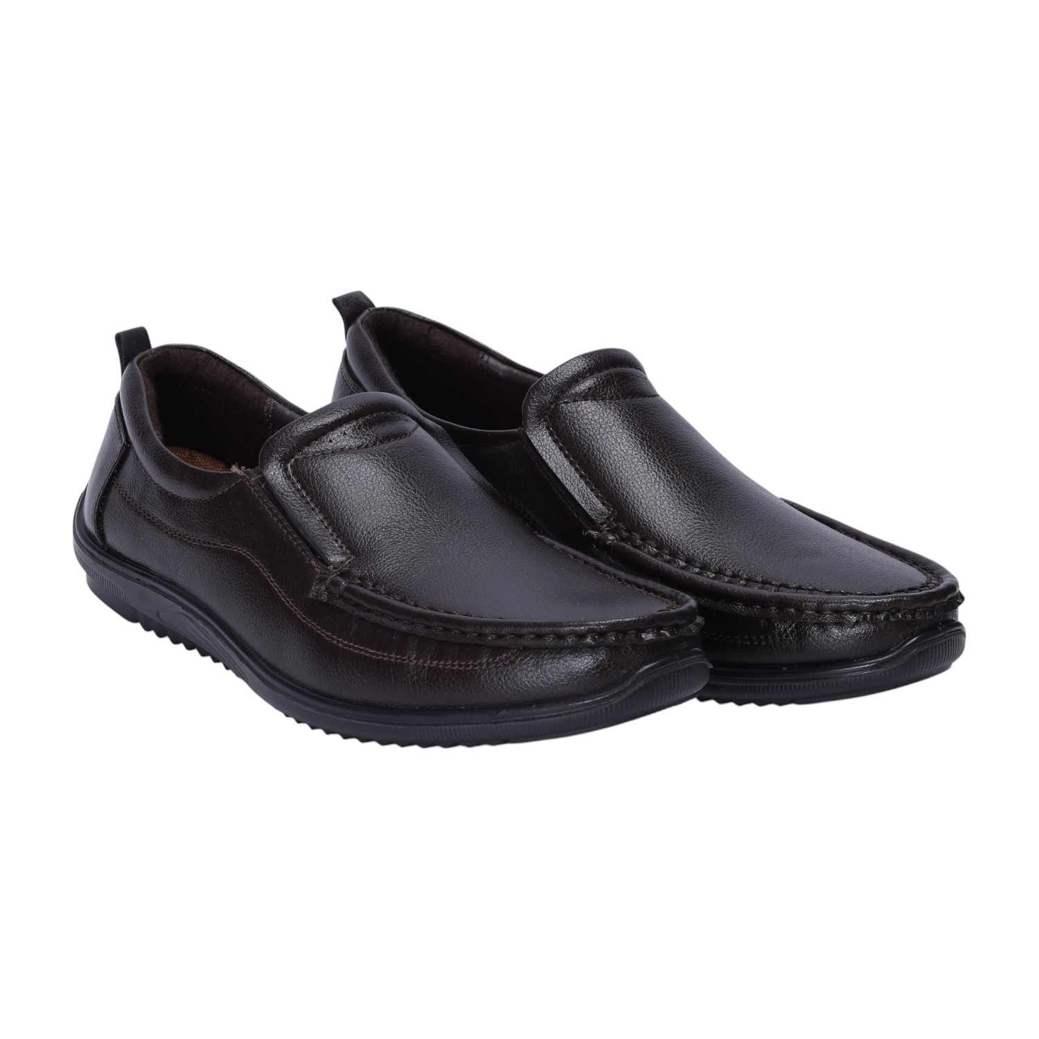 Men Brown Casual Slip-ons