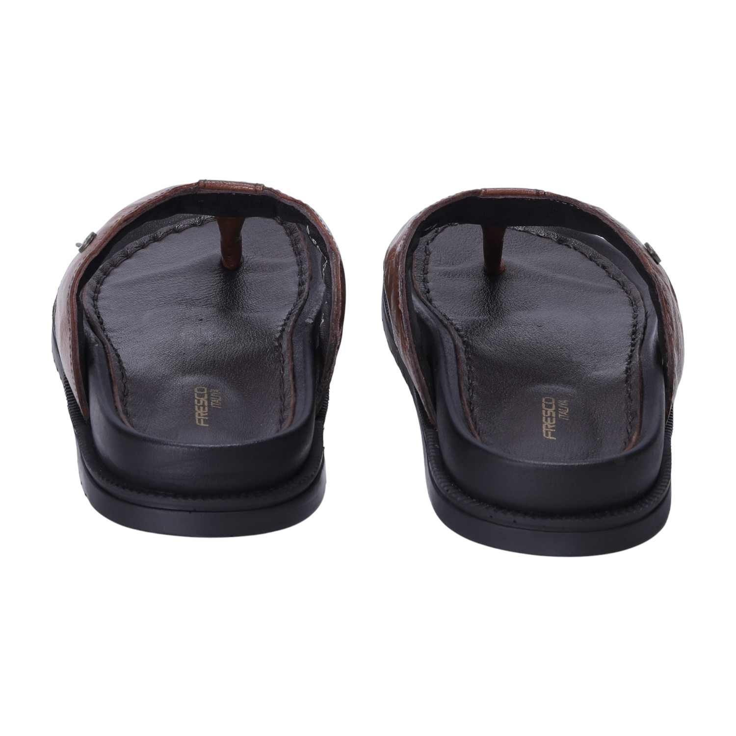 Men Tan Comfort Chappals