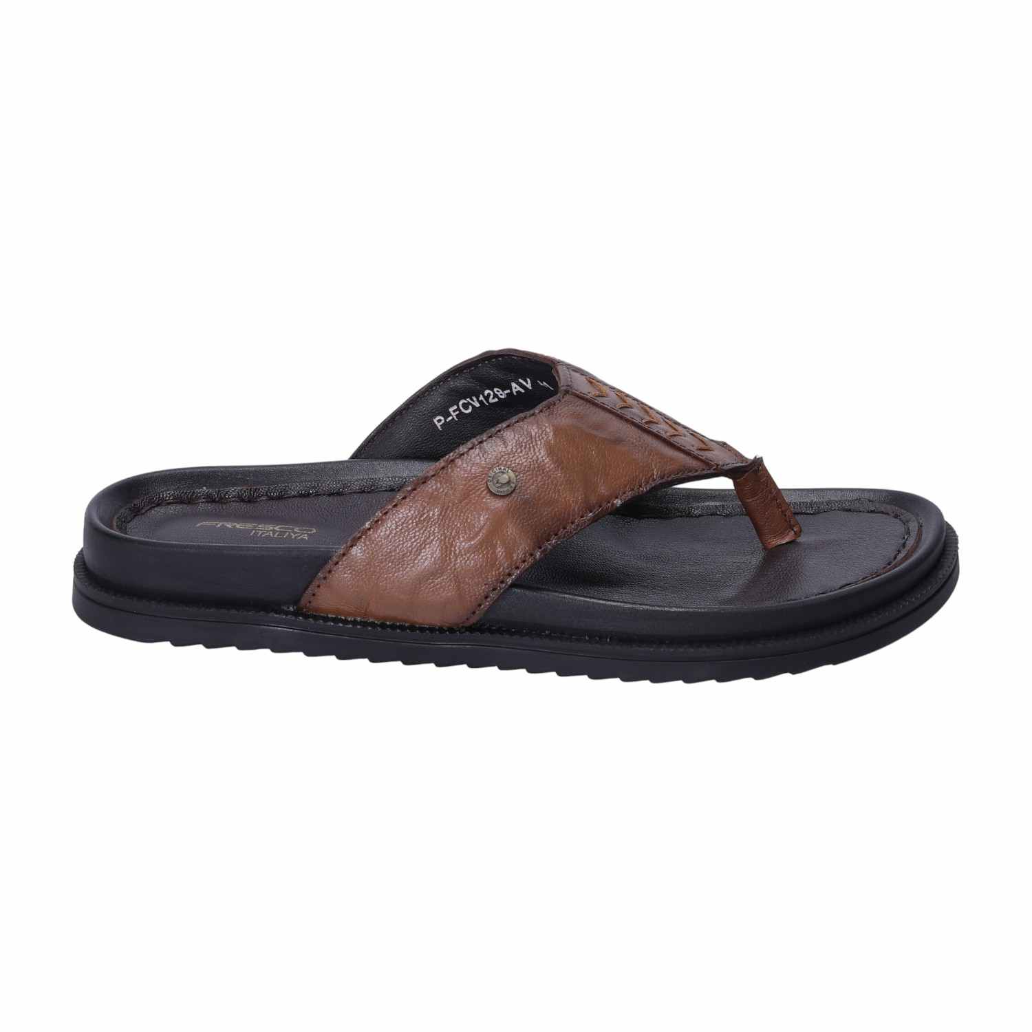 Men Tan Comfort Chappals