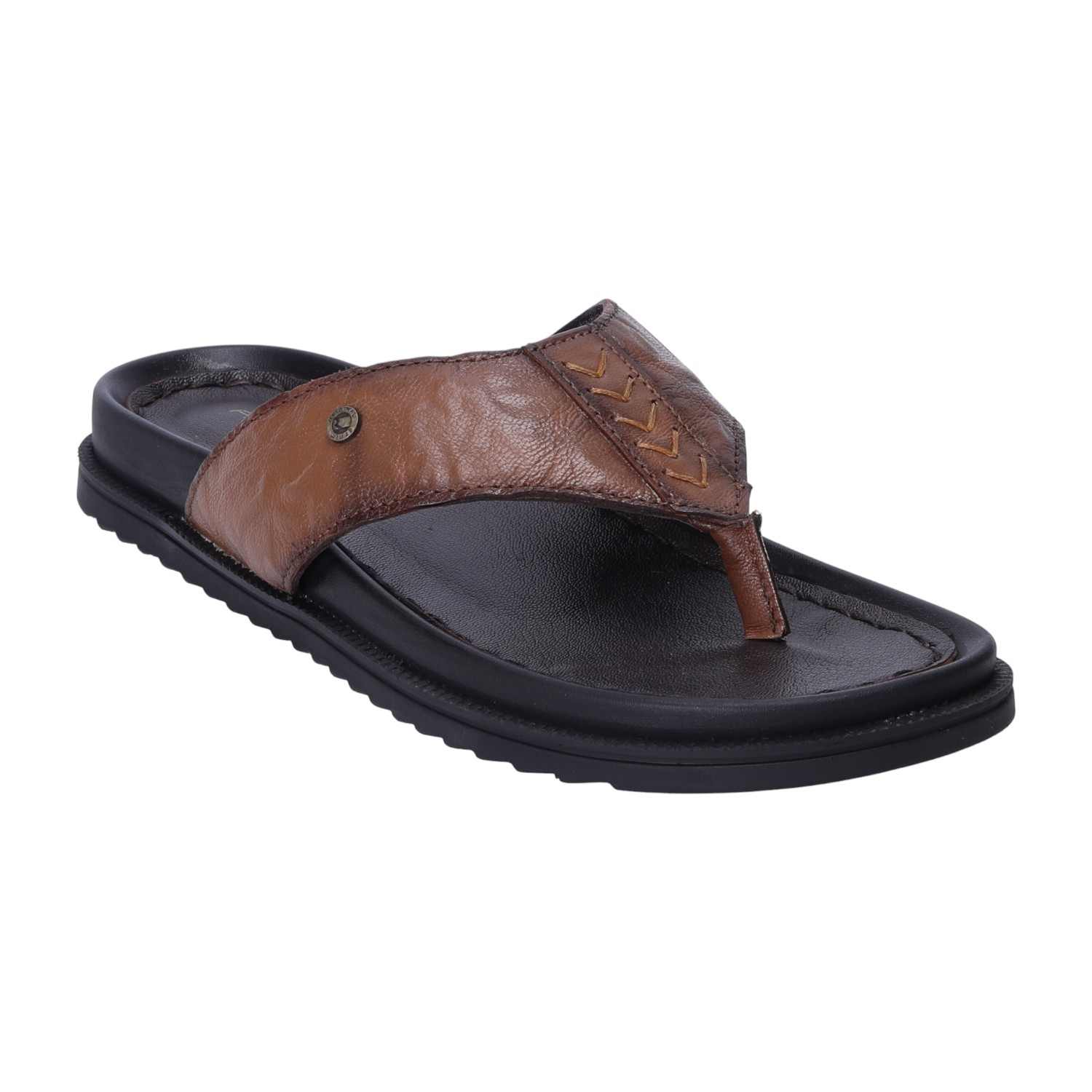 Men Tan Comfort Chappals