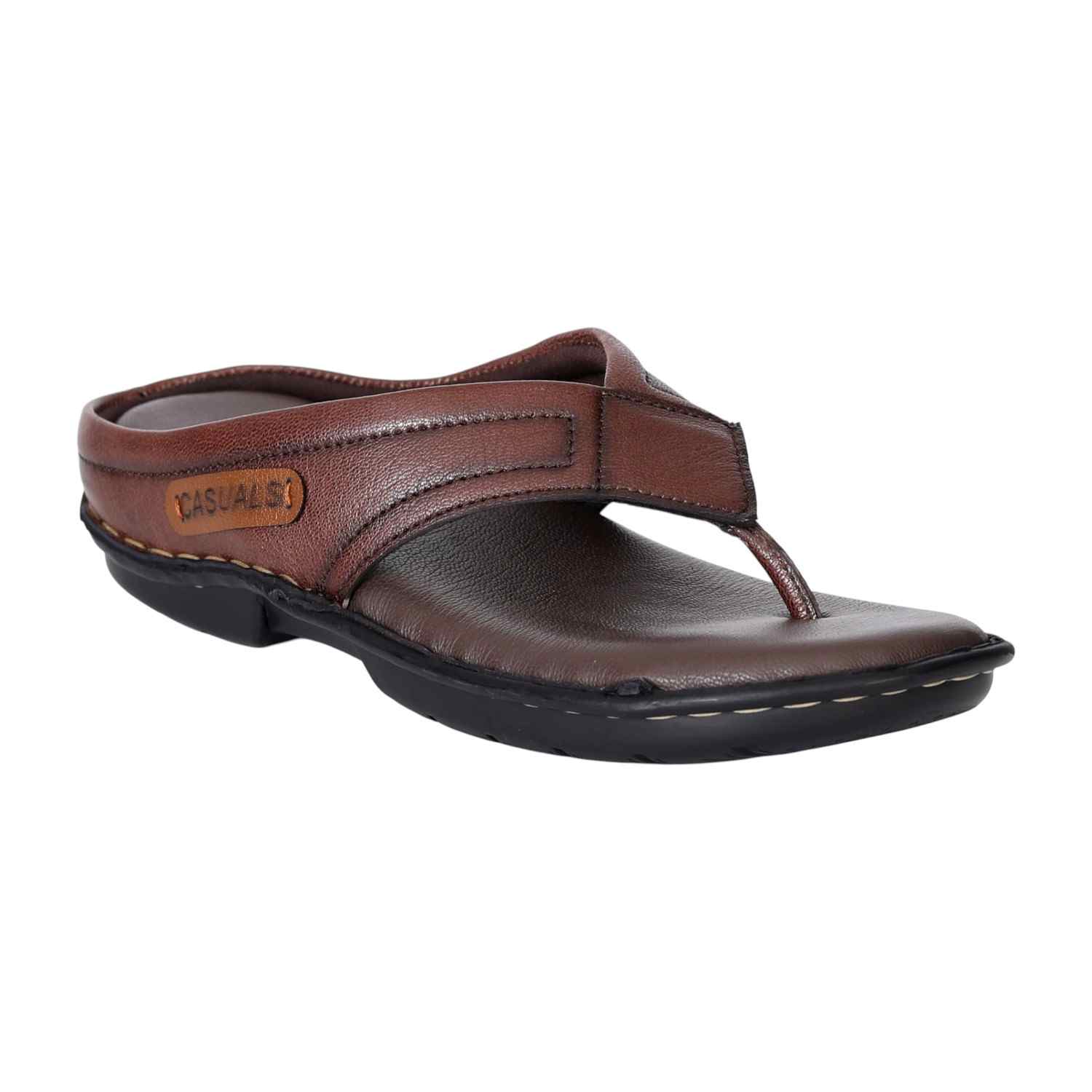 Men's Everyday Comfort Brown Flip-Flops