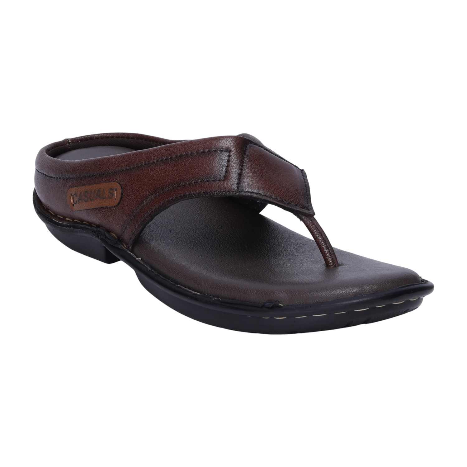 Men Brown Comfort Chappals