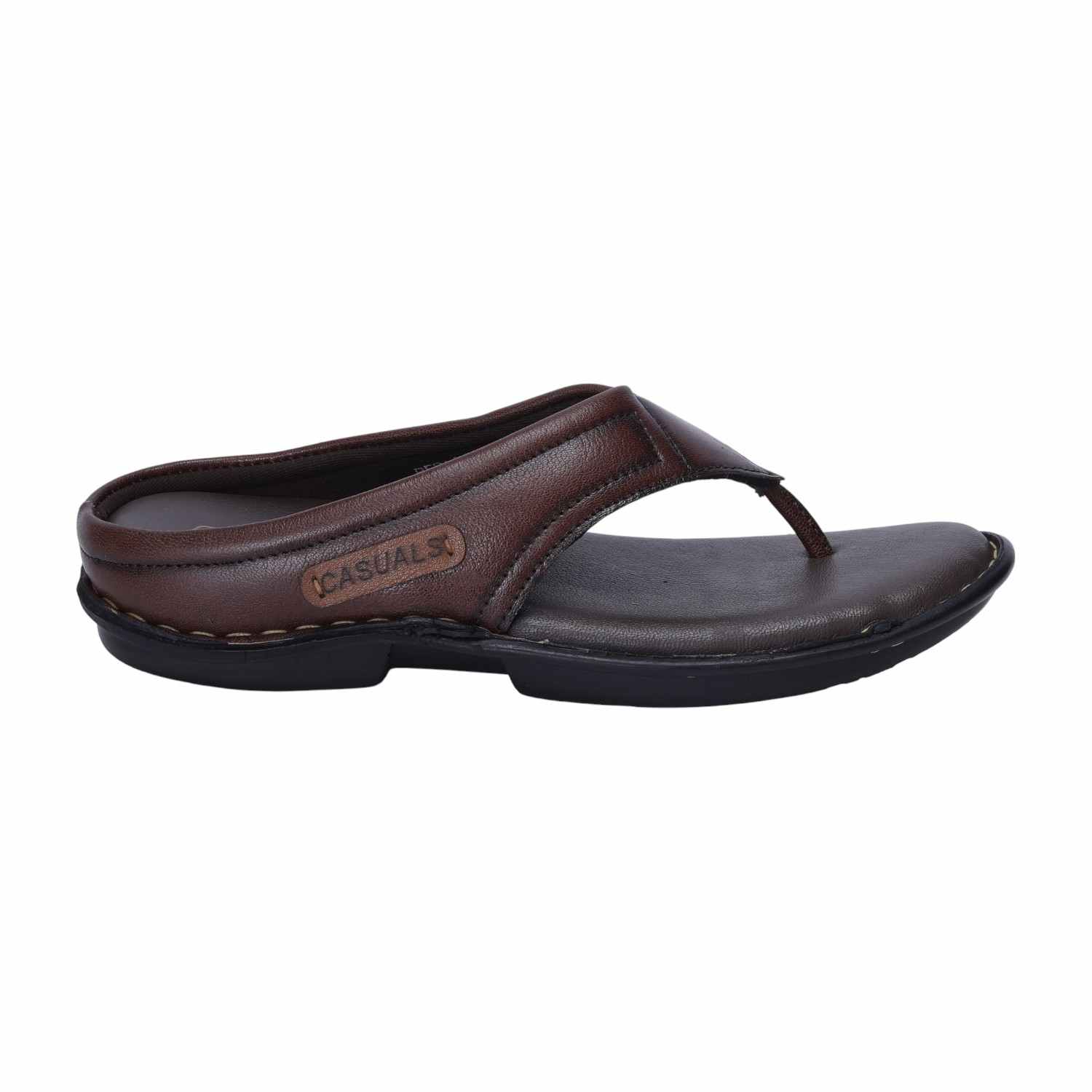 Men Brown Comfort Chappals