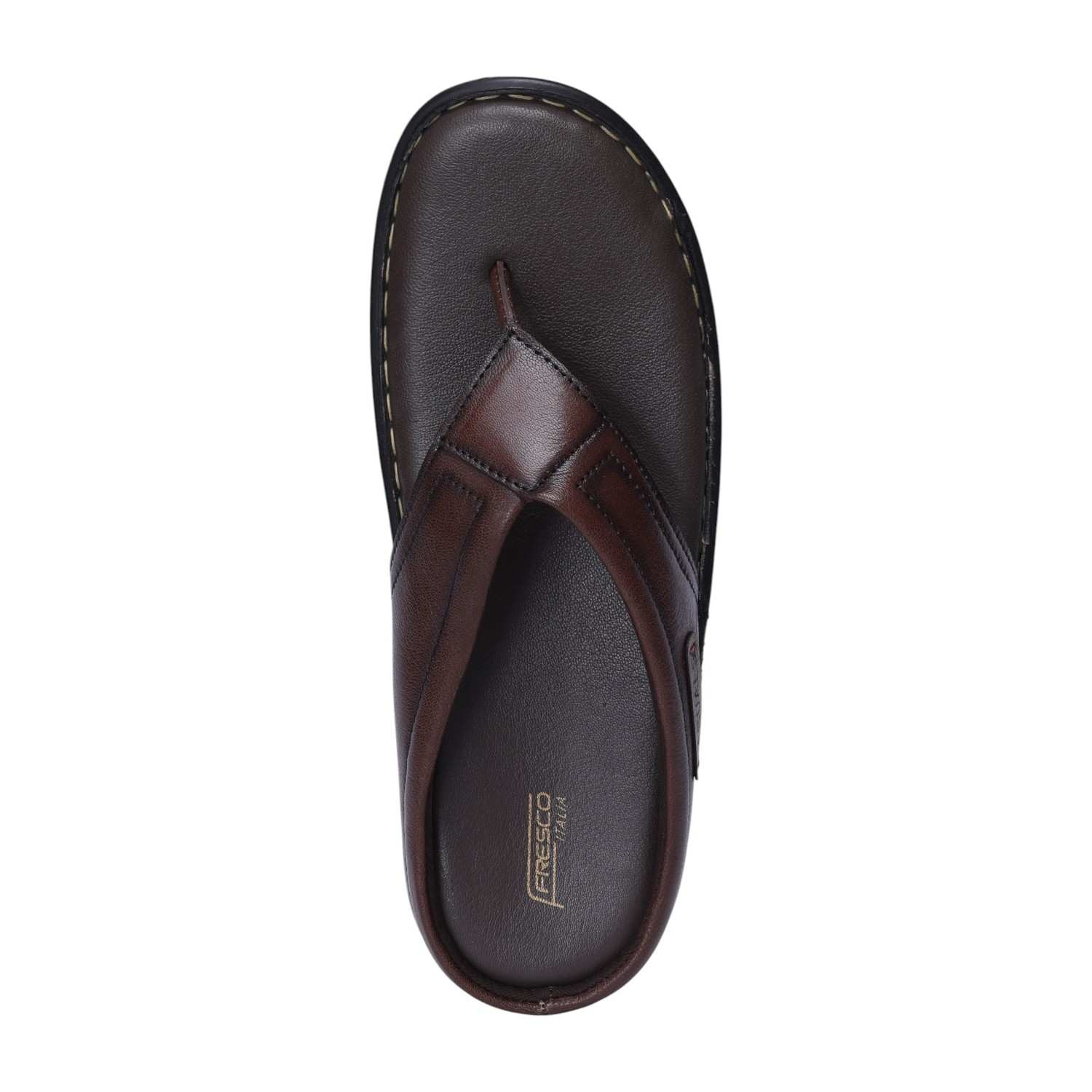 Men Brown Comfort Chappals