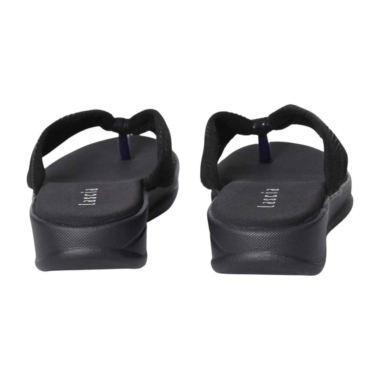 Women Black Glow Wedges