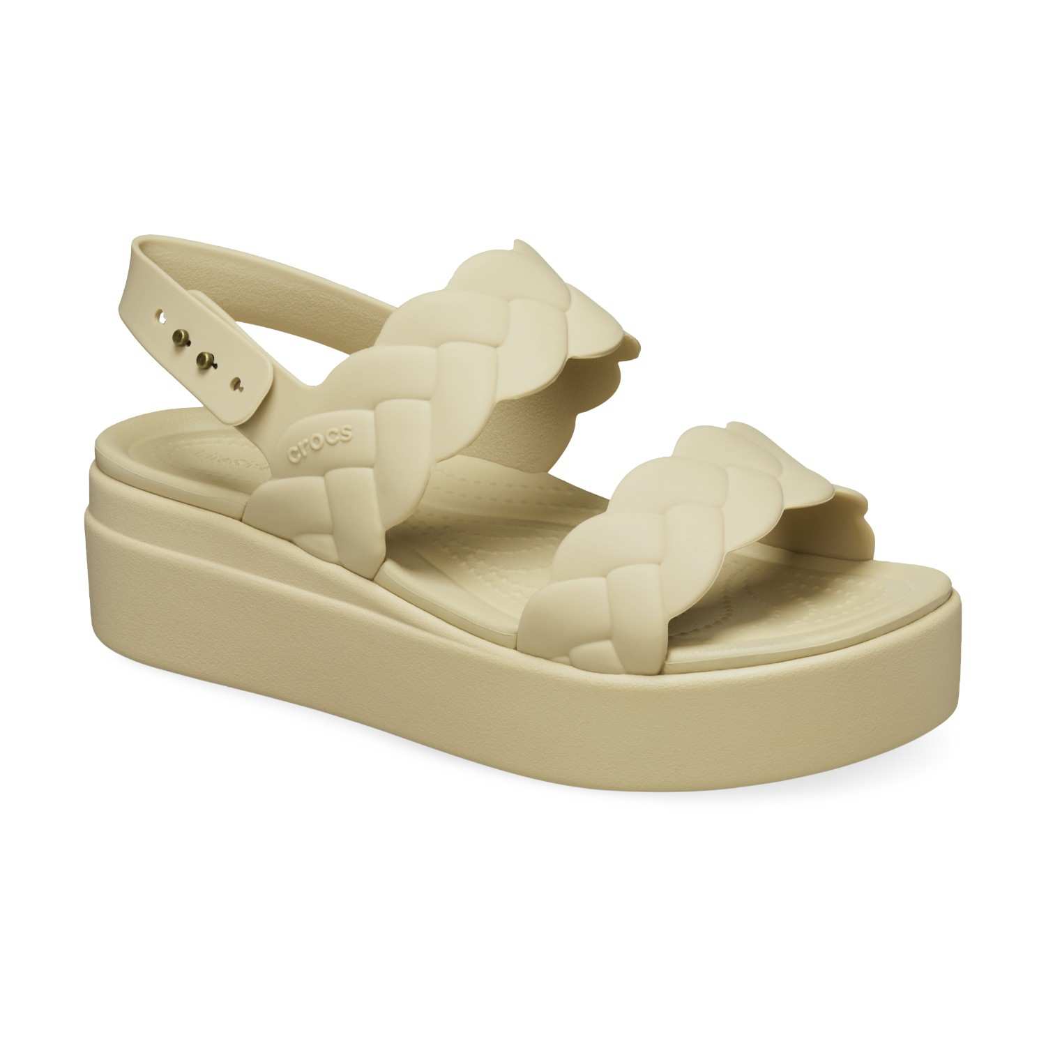 Brooklyn Woven Upper Low Wedge Women Sandal