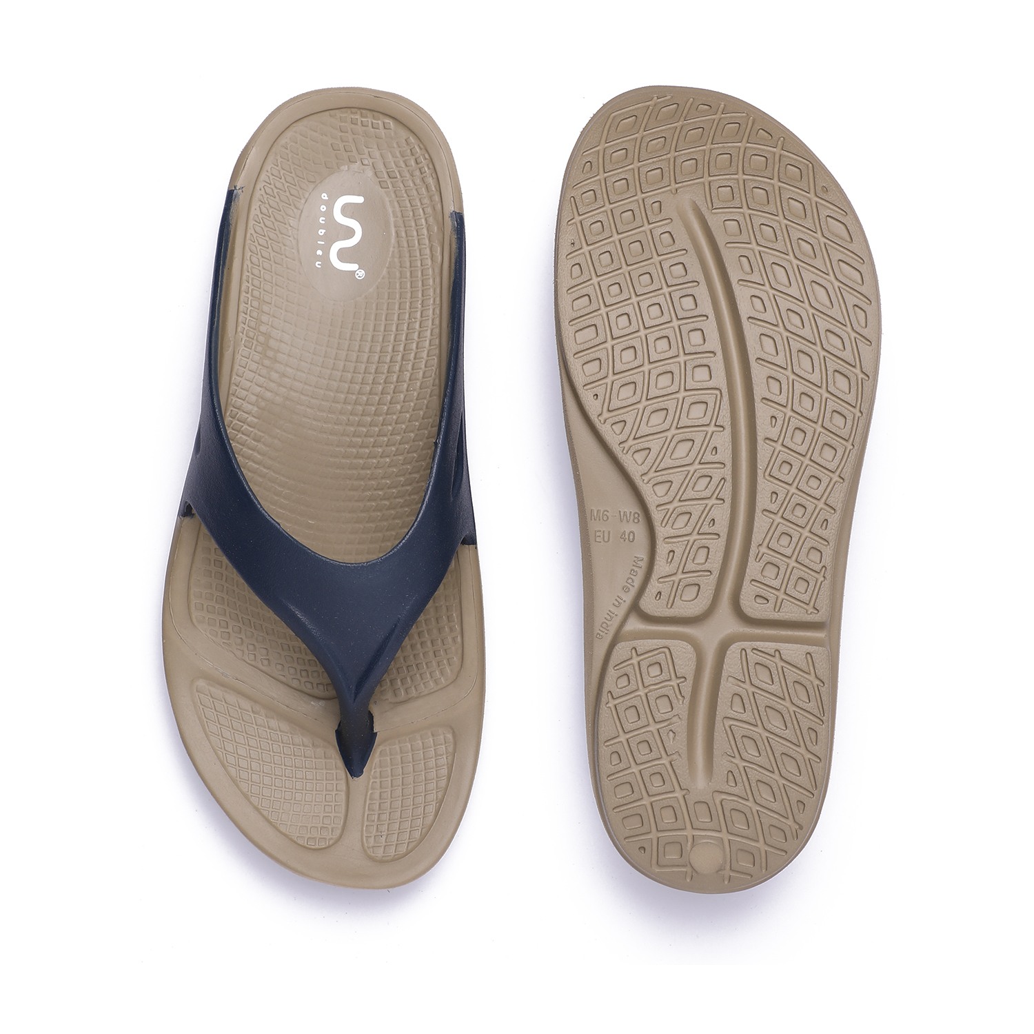 Comfortable & Light Weight Blue Flip Flops for Men