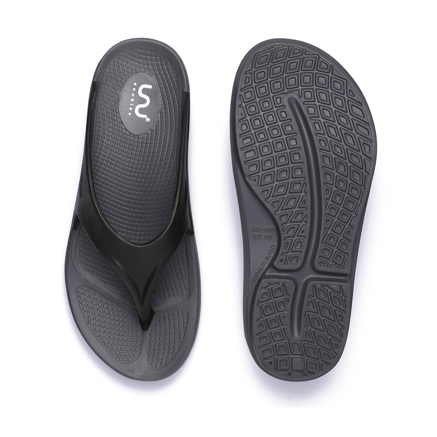 Comfortable & Light Weight Grey Flip Flops for Men