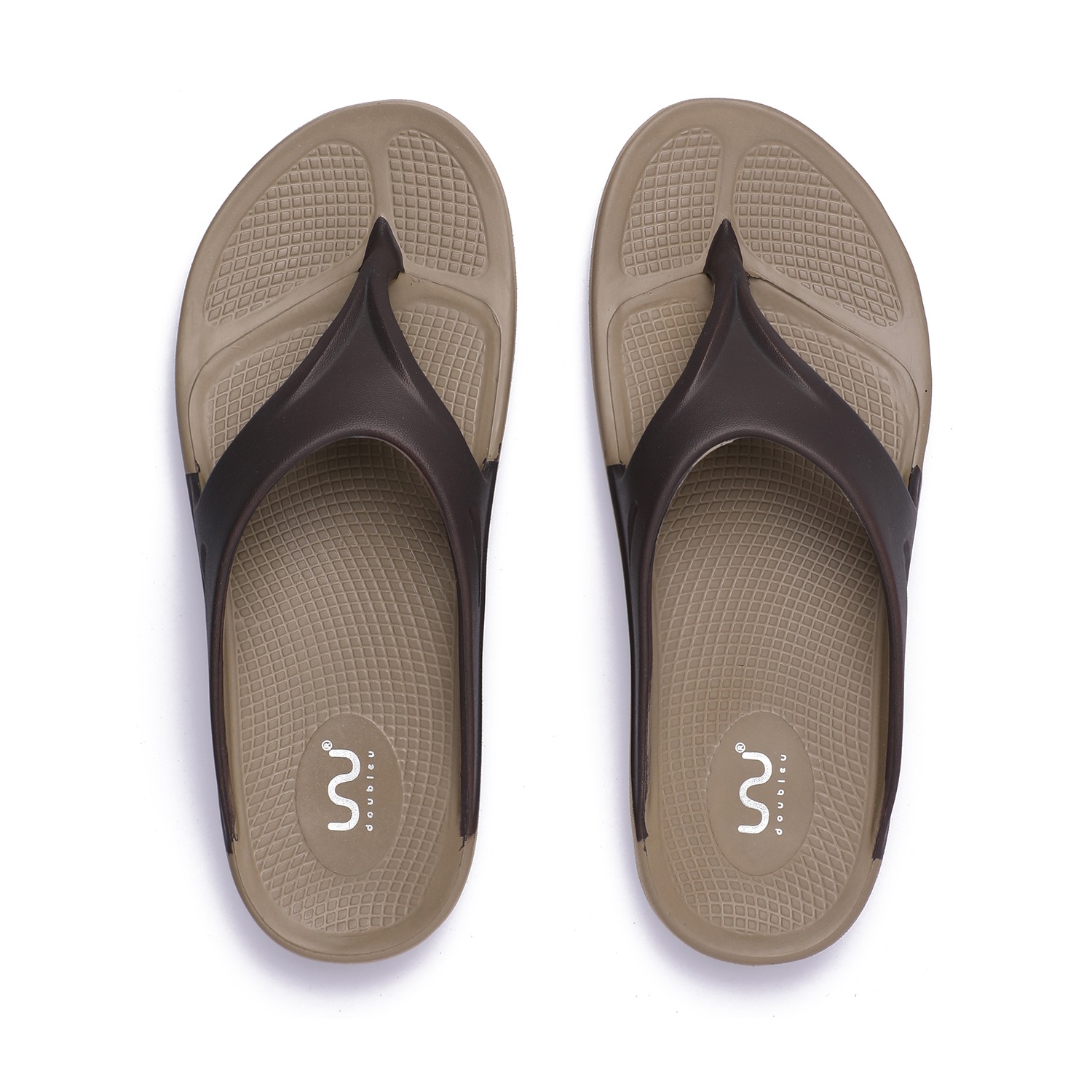 Comfortable & Light Weight Brown Flip Flops for Men