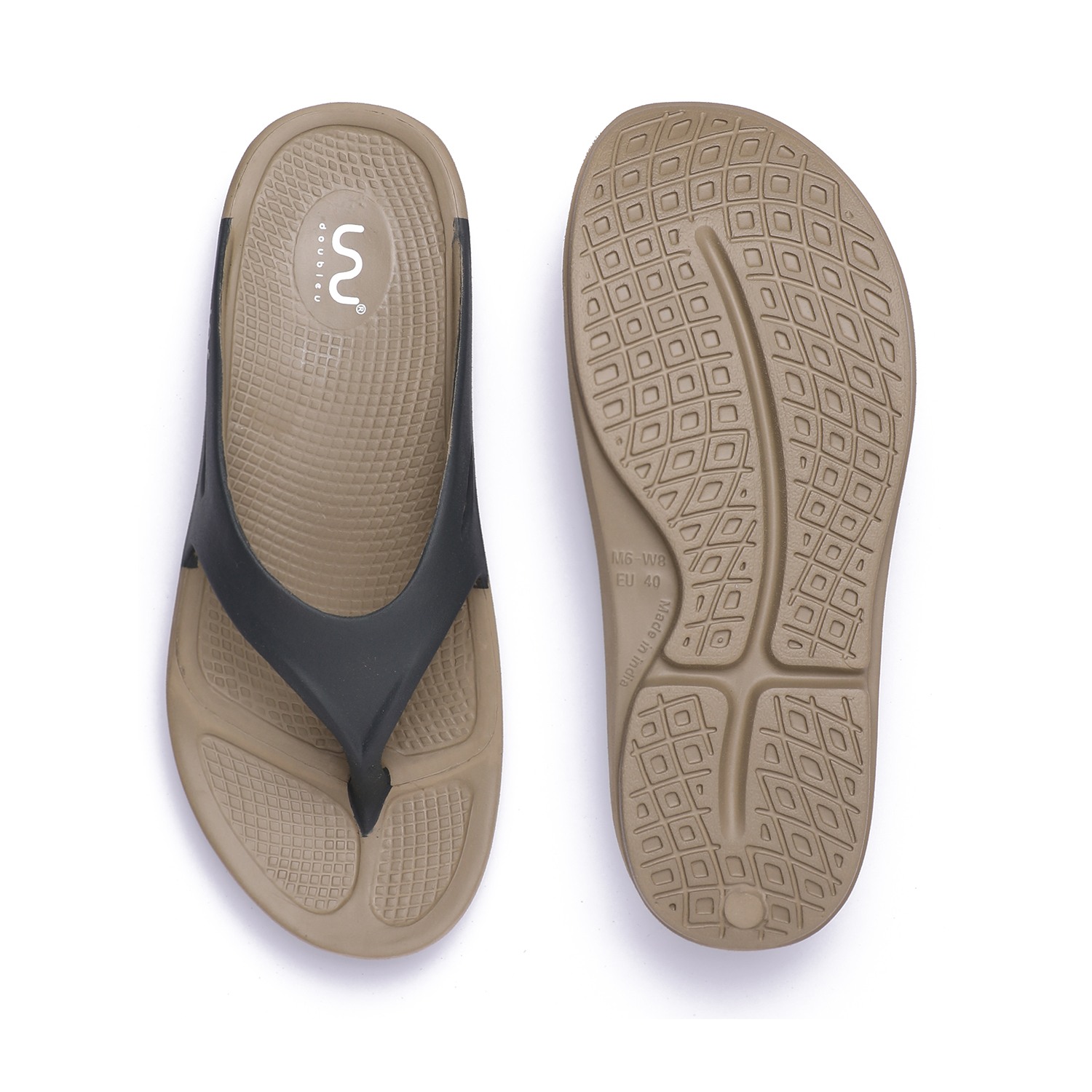 Comfortable & Light Weight Grey flip flops for Men
