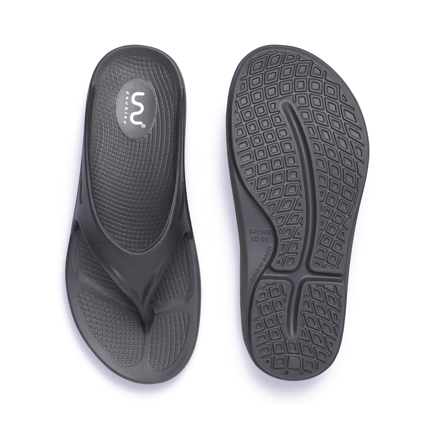 Comfortable & Light Weight Grey Flip Flops for Men