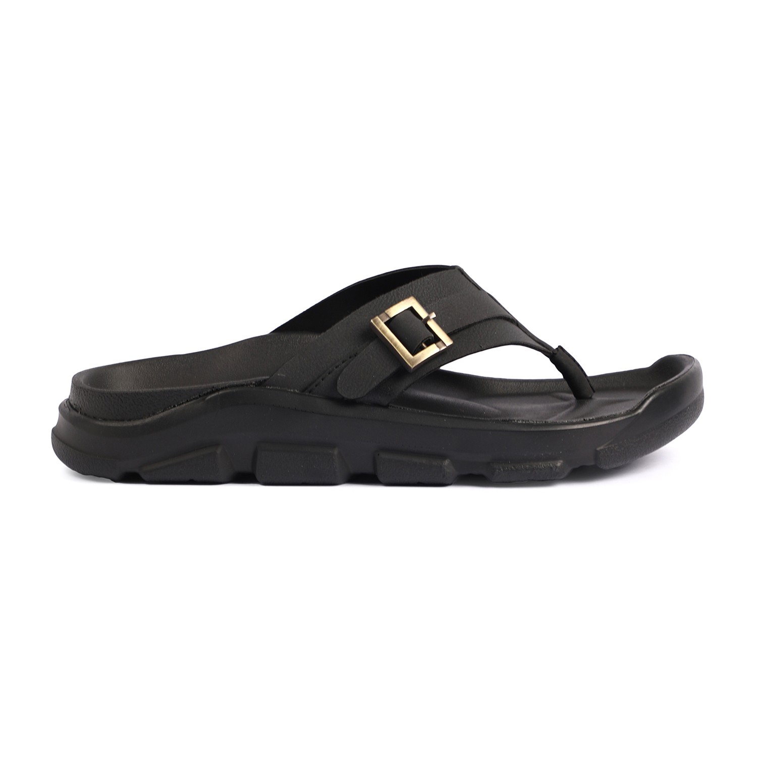 Men Black Slippers