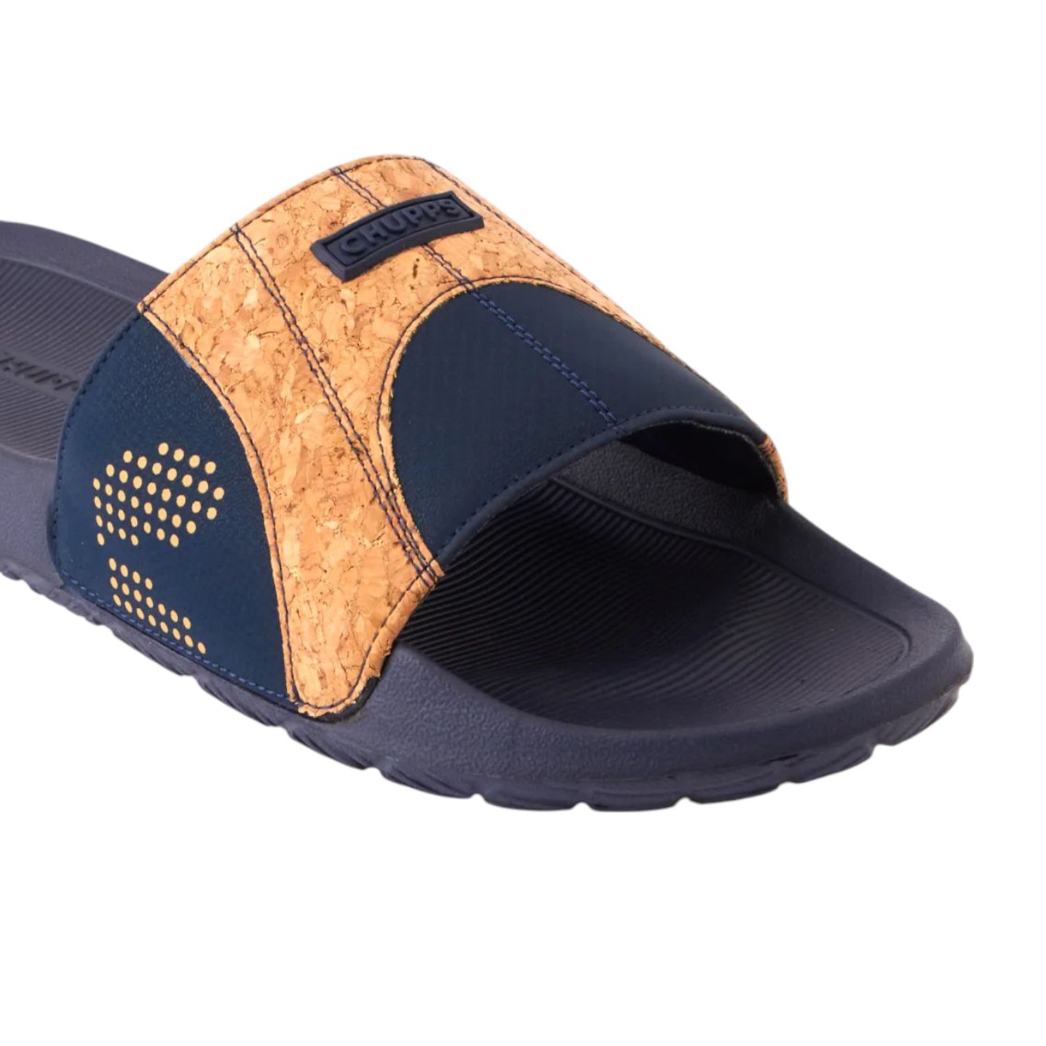 Chupps | Arc Navy Men's Casual Slider & Flipflop|1