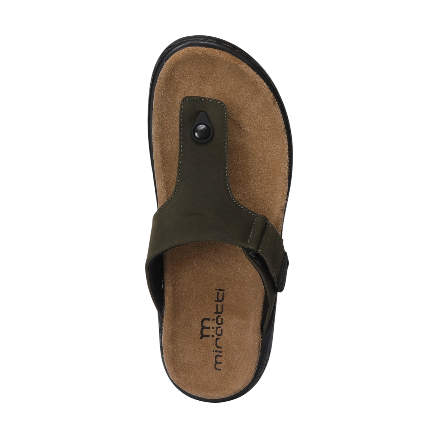 Men Tan Leather Comfort Chappal