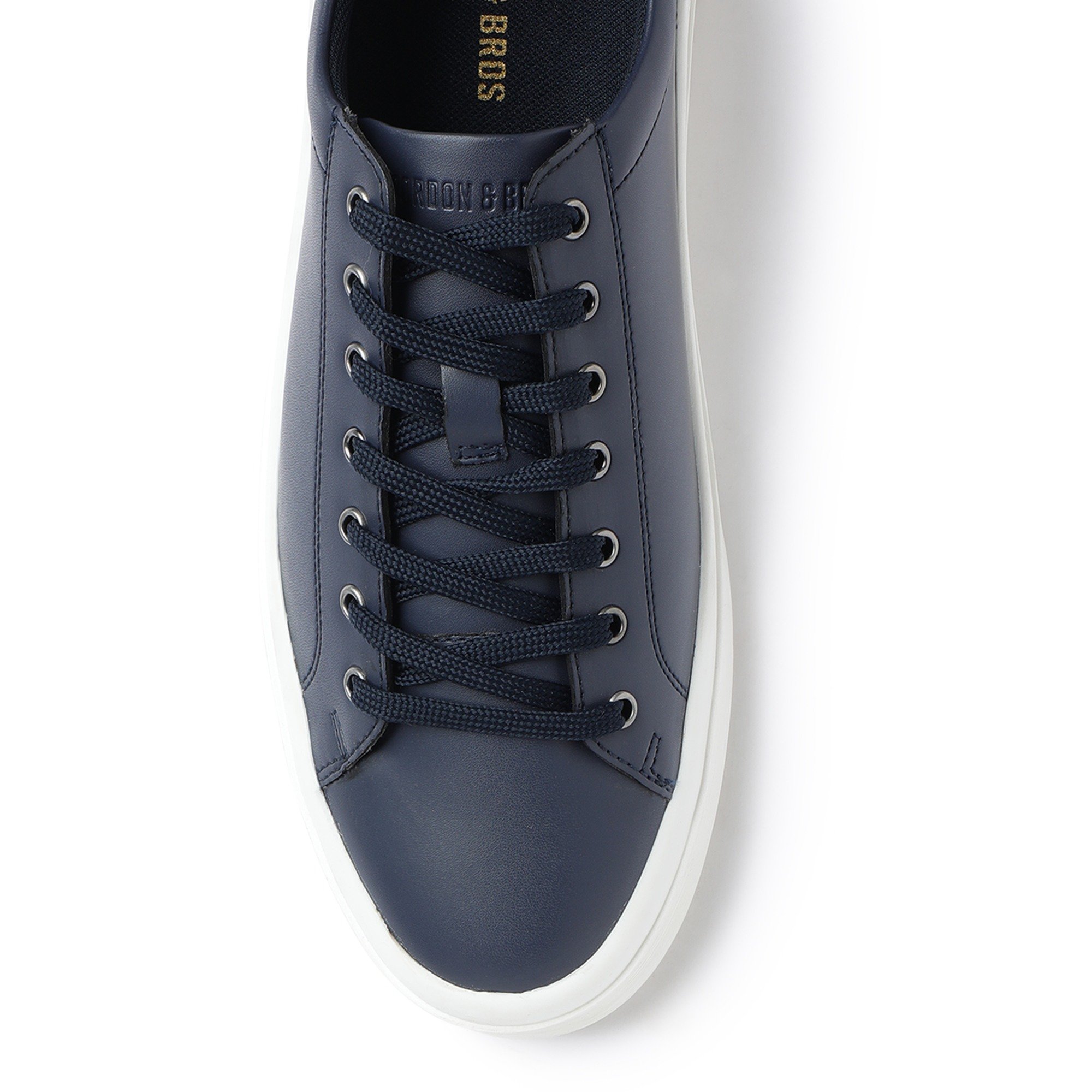 Navy Mens Lace Up Sneakers