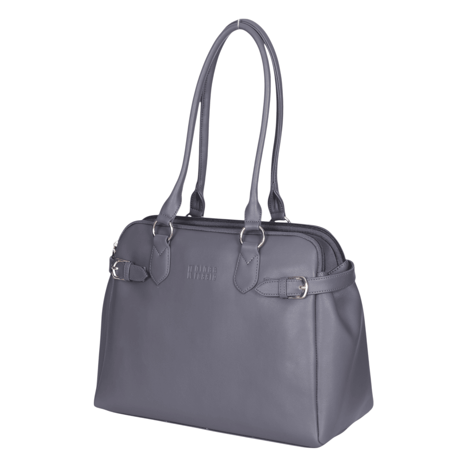 Ninaa Rossie Work-Ready Grey Satchel