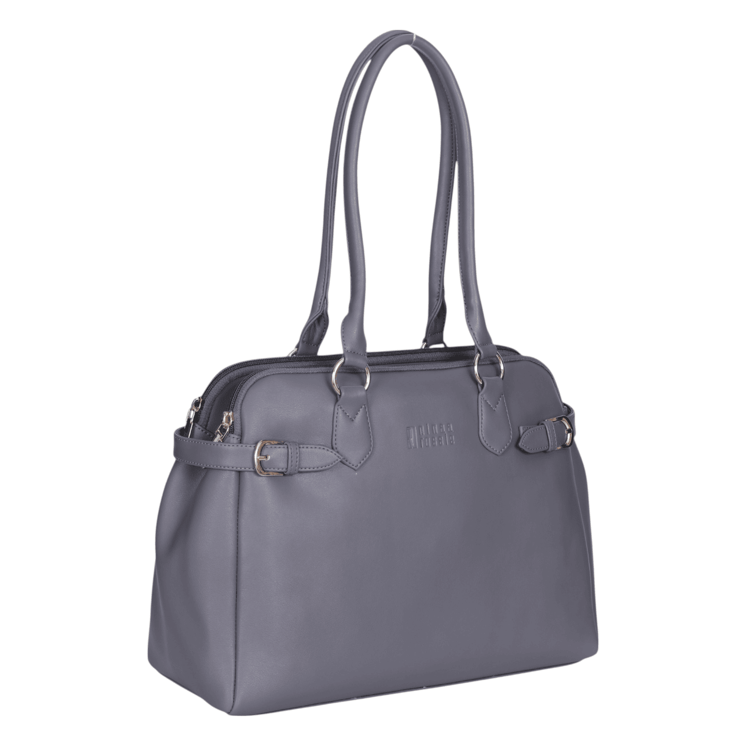 Ninaa Rossie Work-Ready Grey Satchel