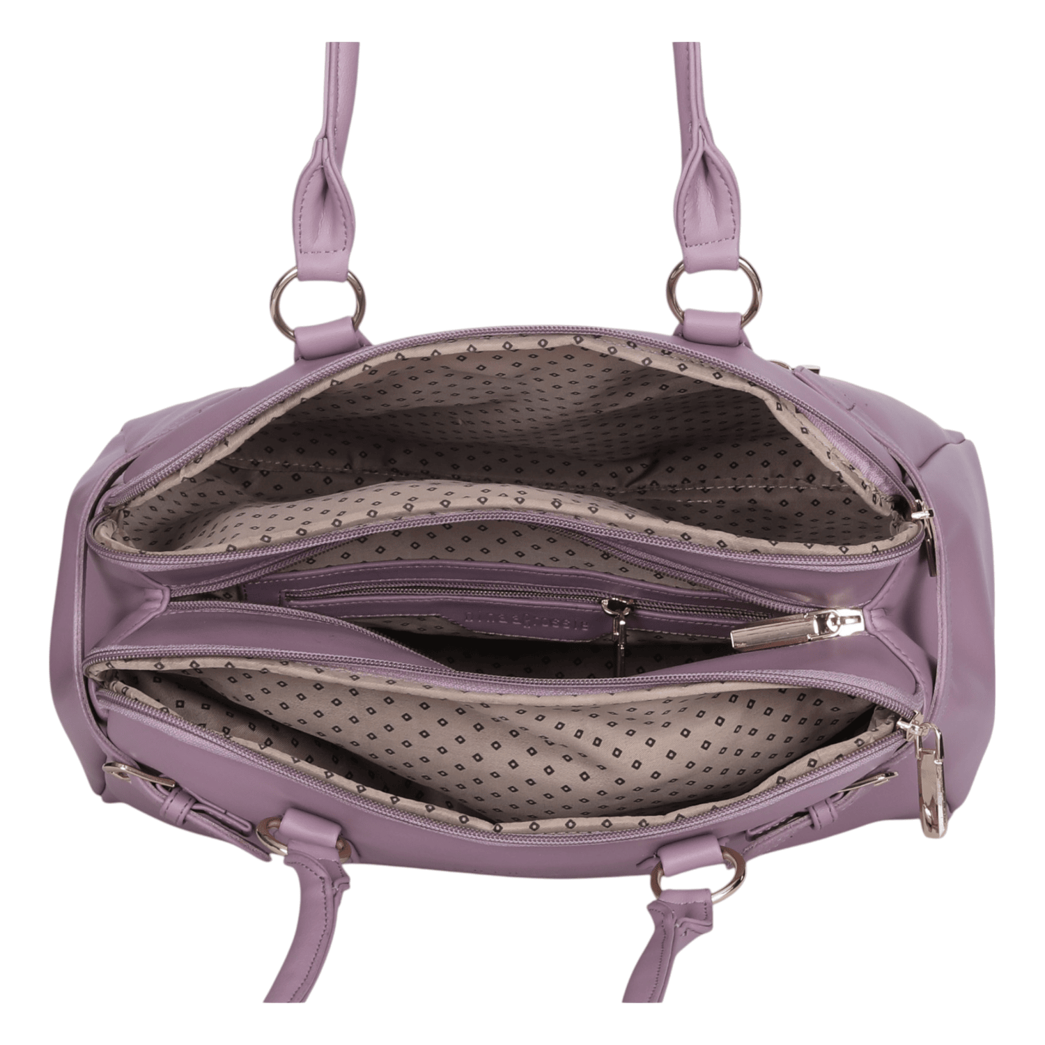 Ninaa Rossie Work-Ready Mauve Satchel