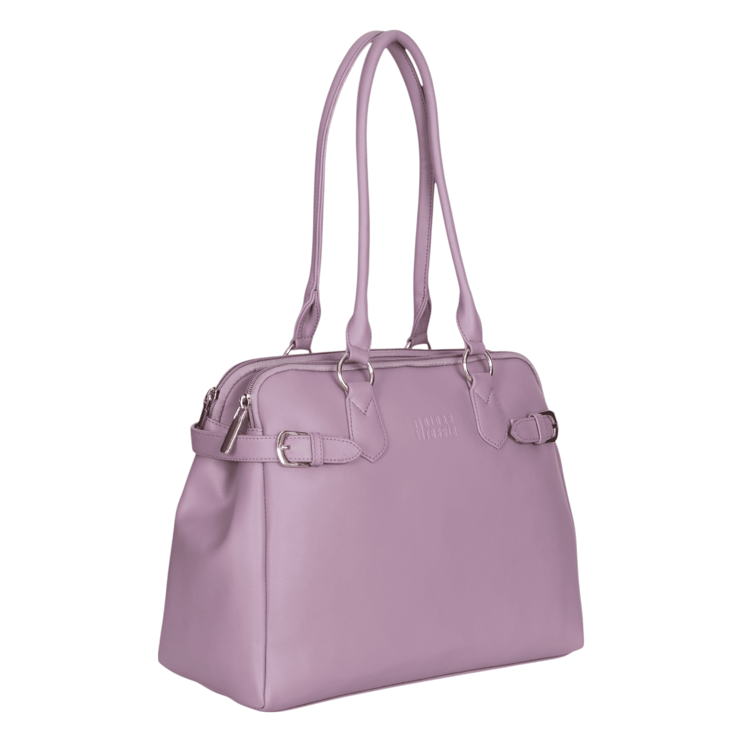 Ninaa Rossie Work-Ready Mauve Satchel
