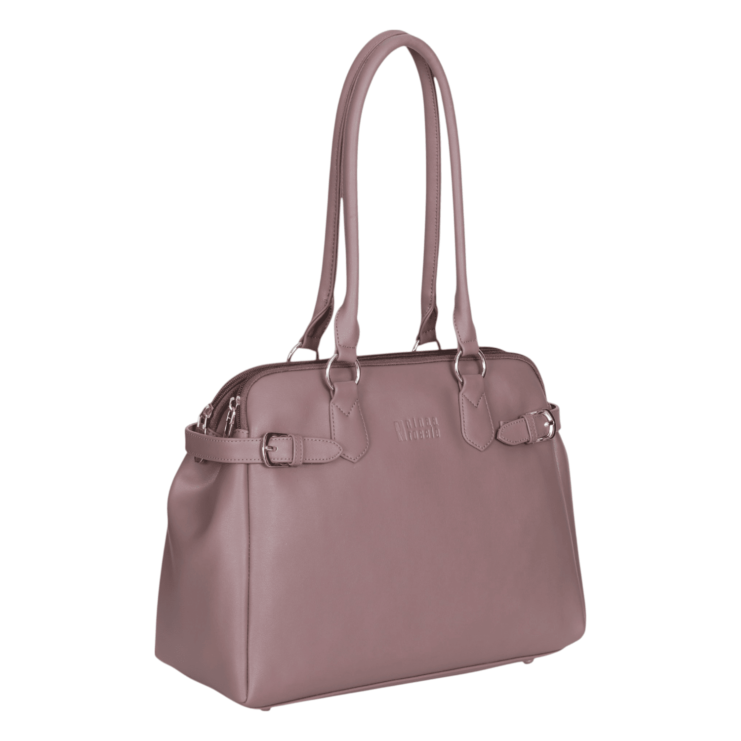 Ninaa Rossie Work-Ready Taupe Satchel