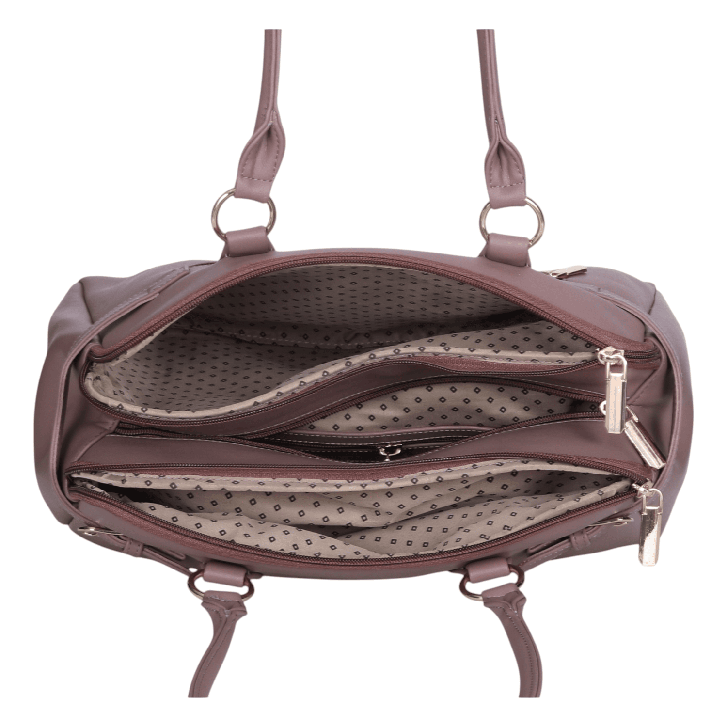 Ninaa Rossie Work-Ready Taupe Satchel