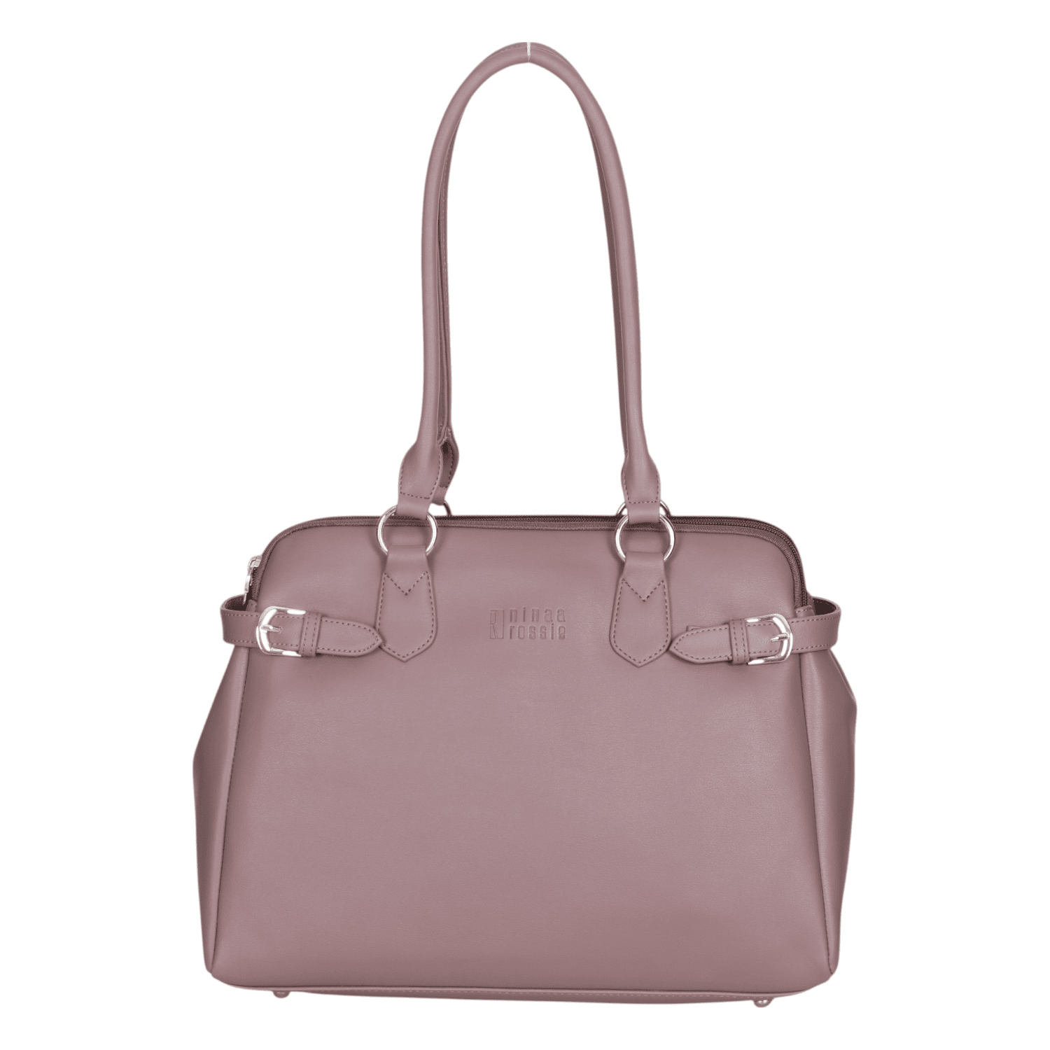 Ninaa Rossie Work-Ready Taupe Satchel