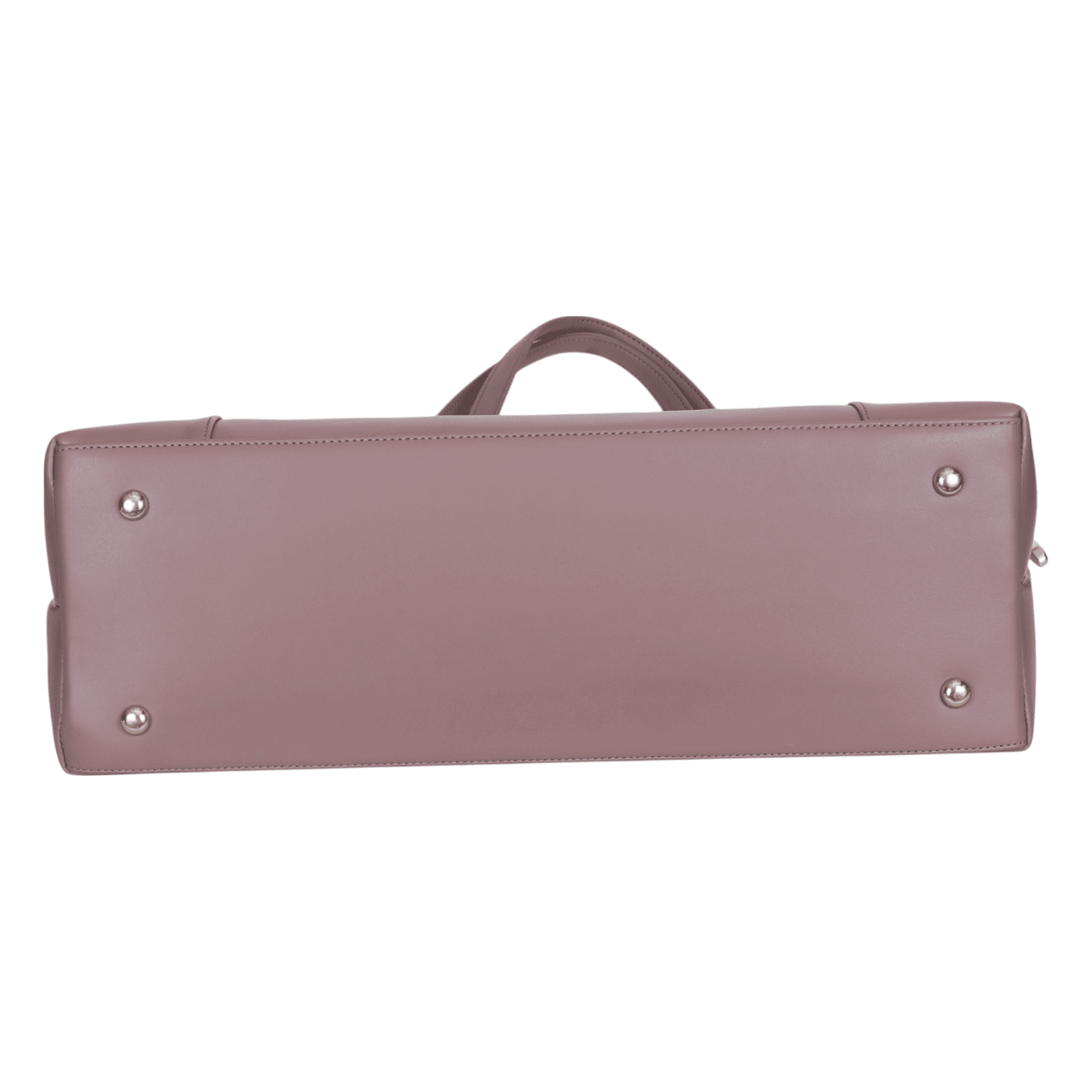Ninaa Rossie Sleek Brown Shoulder Tote