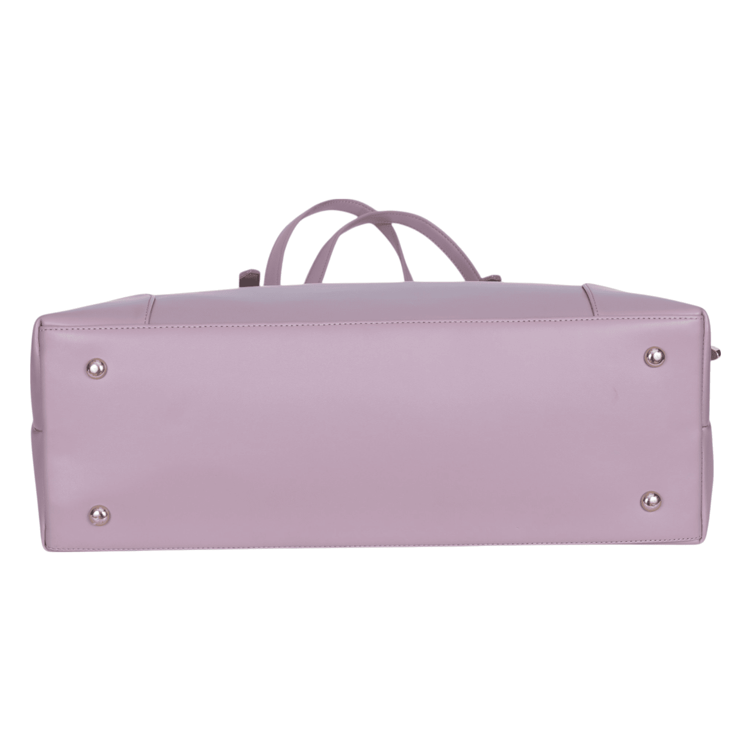 Ninaa Rossie Sleek Mauve Shoulder Tote