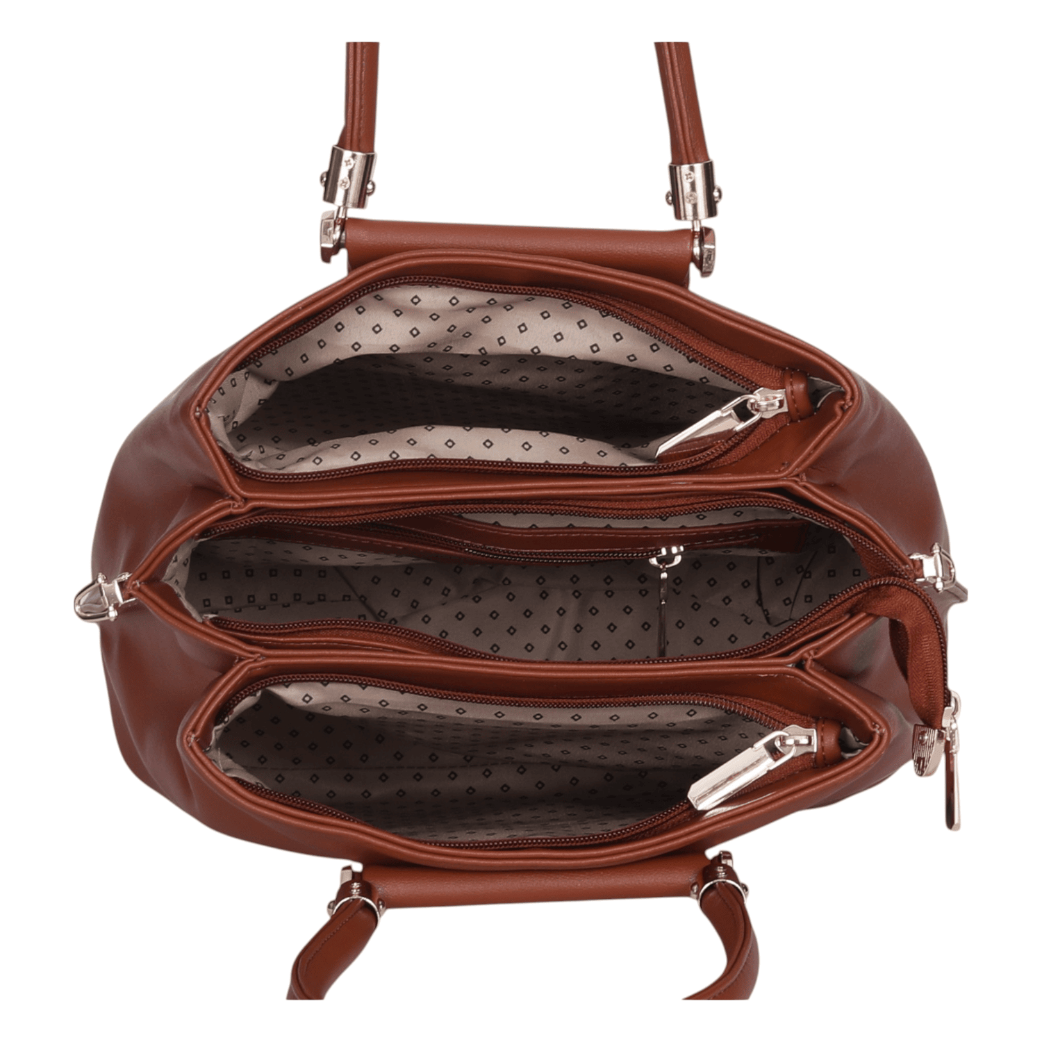 Ninaa Rossie Sophisticated Tan Coloured Everyday Carry-All