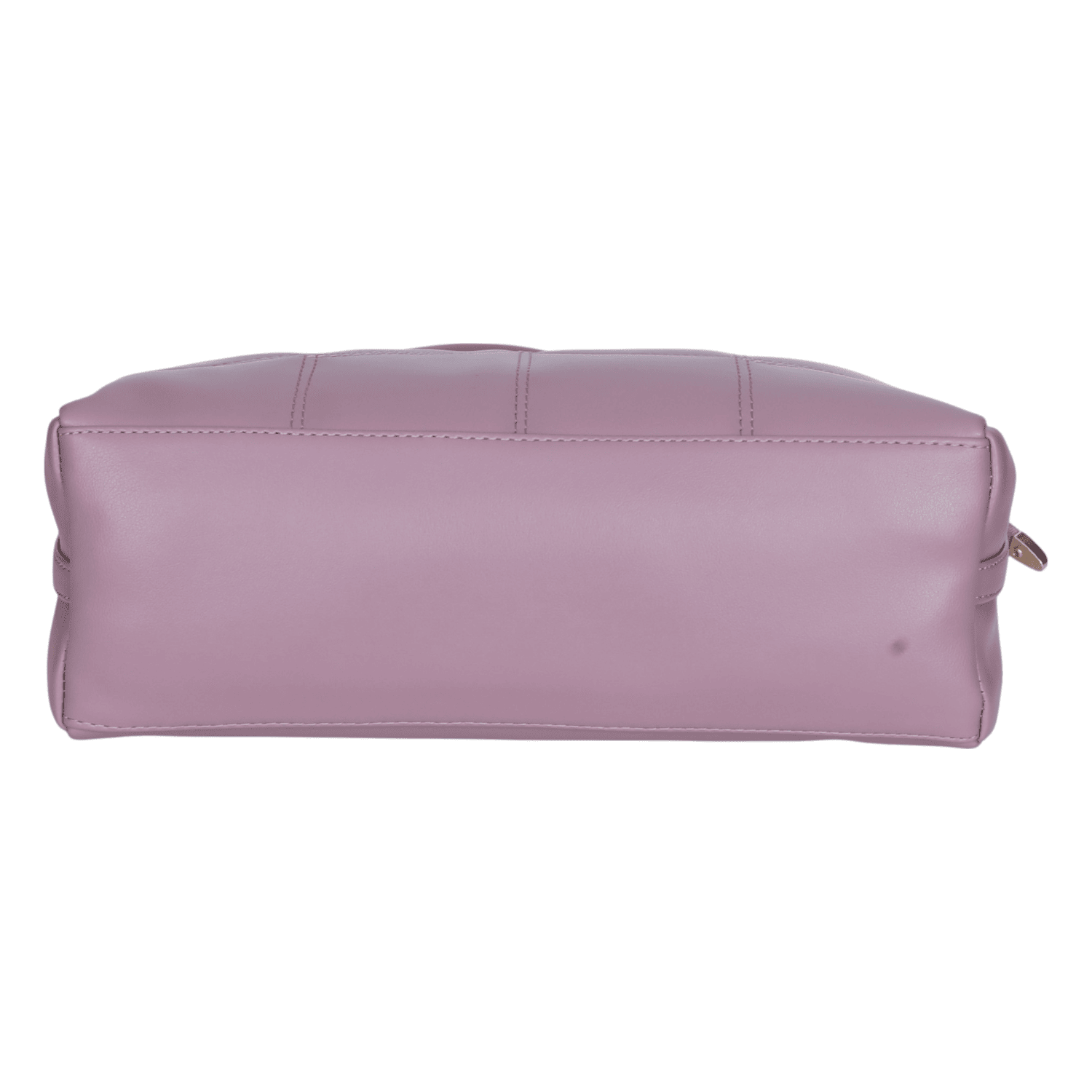 Ninaa Rossie Structured Mauve Faux Leather Satchel