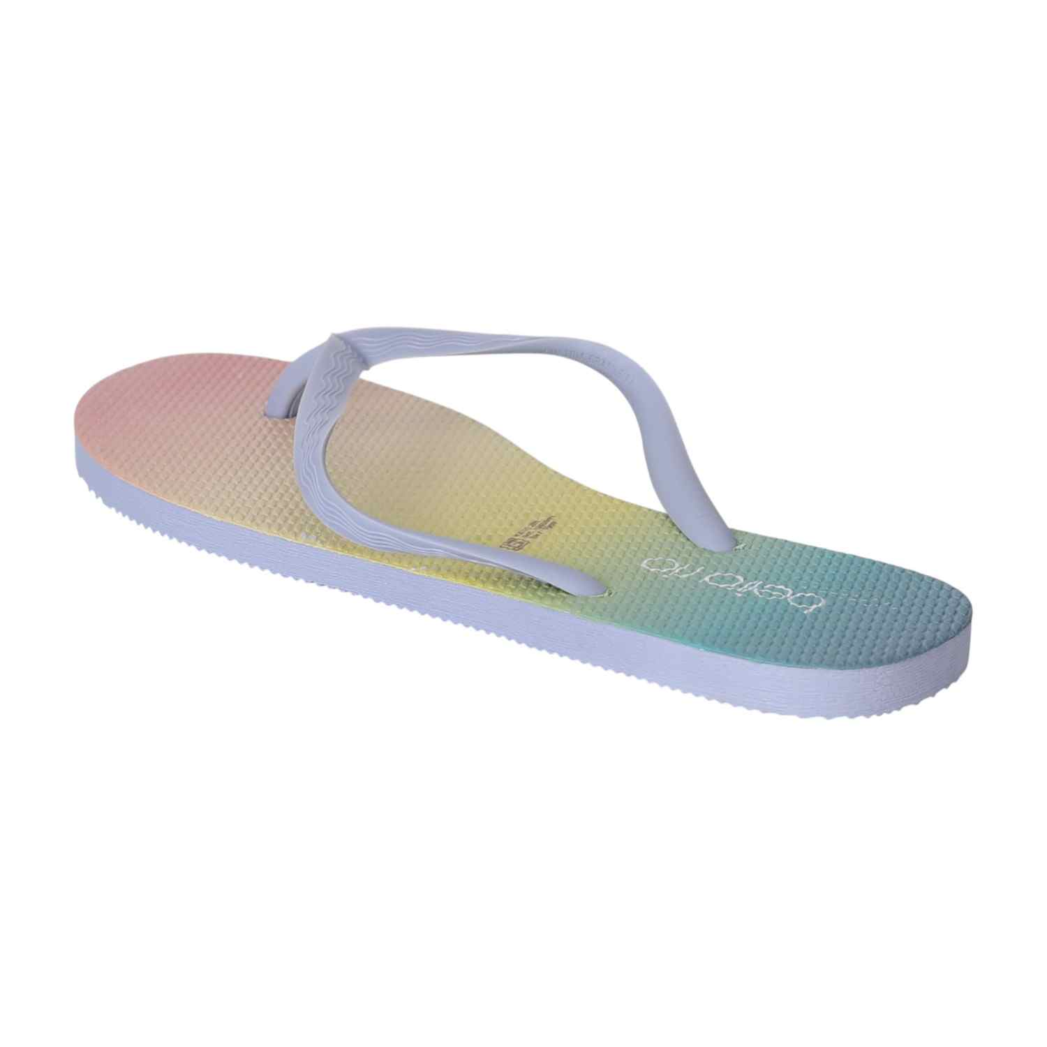 Blue  Strap Sunset Vibes Flip-Flops for Women