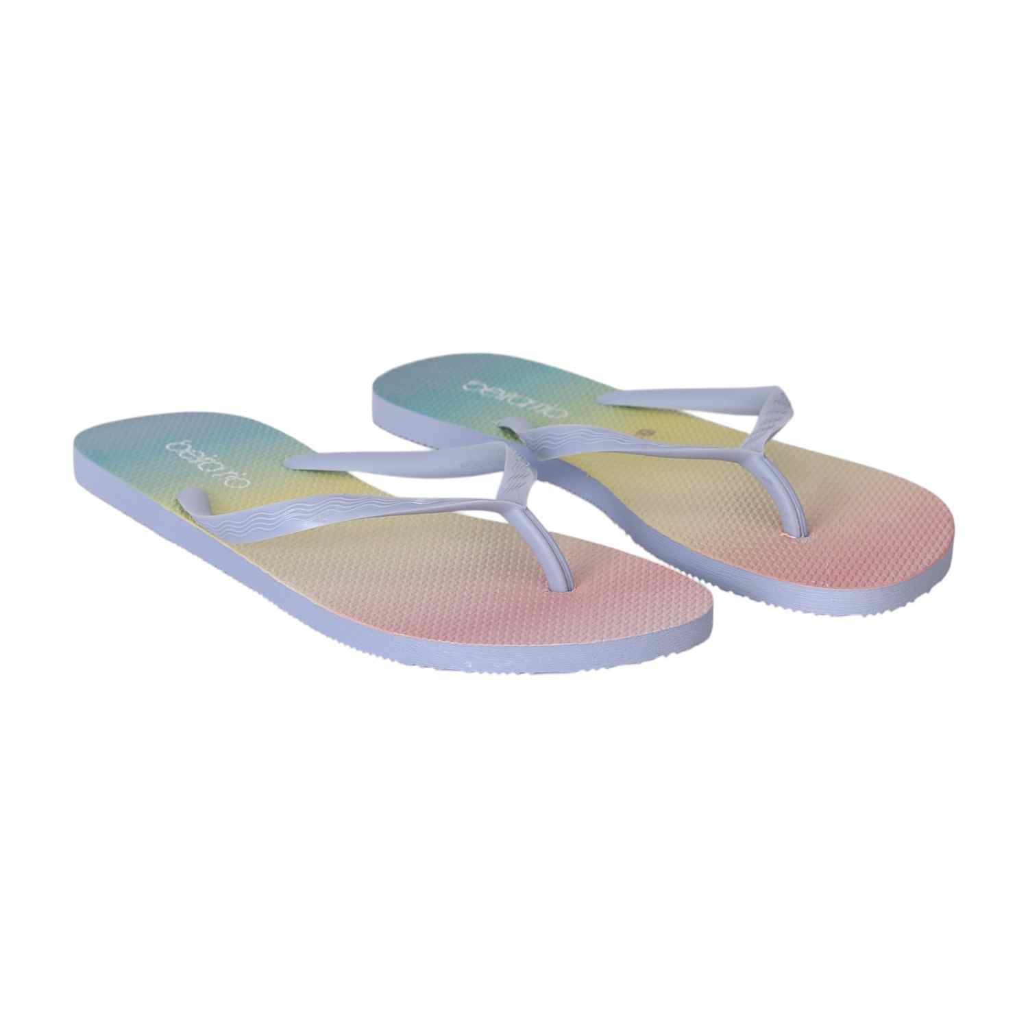 Blue  Strap Sunset Vibes Flip-Flops for Women